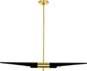 King Home APOLLO MD21419-2M.BLACK.GD Függőlámpa 2x40W/E27 IP20
