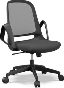 SENSE7 Sopty fekete irodai forgószék fekete