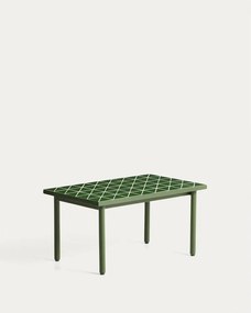 Kerti kisasztal kerámia asztallappal 51x81 cm Maurina – Kave Home