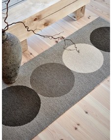 Szürke-krémszínű kültéri-beltéri szőnyeg 70x140 cm Otto Clay – Pappelina