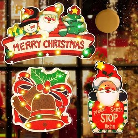 Herefun 3 db-os karácsonyi Led tapadókorong szett