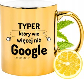 Prémium Arany Fényes Bögre Ajándék Nyomtatott Fénykép