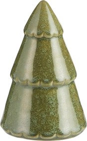 X-MAS kerámia fenyőfa 12cm, világoszöld