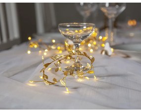 Aranyszínű fénydekoráció karácsonyi mintával Winny – Star Trading