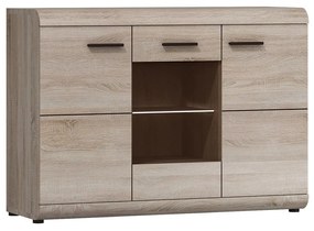 Komód Emrys 120 EM10 (szonoma tölgy) (meleg fehér LED világítás). 1058259