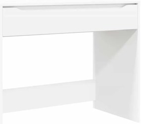 vidaXL Asztal fiókkal tárolóval Fehér 100 x 50 x 78 cm Faanyag