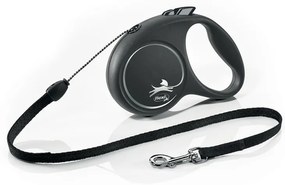 Flexi öntekercselő póráz Black Design S, 5 m, 12kg