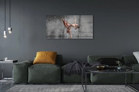 Üvegképek Női hosszú haj tánc 120x60cm