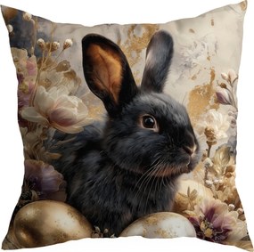 Húsvéti Díszpárnahuzat 40X40 CM Karácsonyi Húsvéti Nyuszi Minta 538