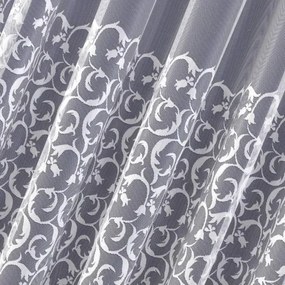 Mg Függöny jacquard 618/308 Fehér 180cm magas 0,5mb lengyel