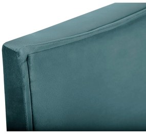 Petróleumkék ágytámla 180x120 cm Natalia – Milo Casa