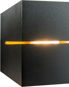 Okos fali lámpa fekete arannyal 9,7 cm, WiFi G9 - Transfer Groove