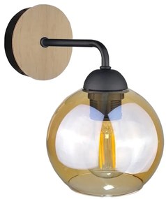 Fali lámpa MELLE WOOD 1xE27/60W/230V