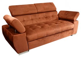 Aulus 2-es kanapé, sötétnarancs