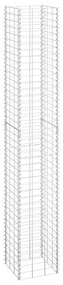 3 db vas gabion magaságyás 30 x 30 x 200 cm