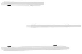 Fehér polc készlet 3 db-os Leila - Kalune Design
