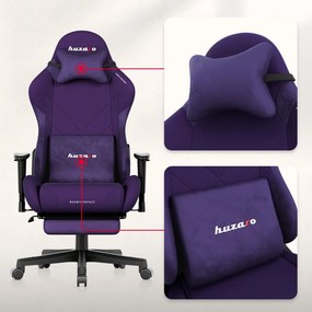 Gamer szék, Force 5.7 lábtartóval lila