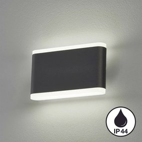 FISCHER&HONSEL 30559 SCOUNCE Modern Kültéri Fali Lámpa Bézs, Fekete, Szürke LED IP44