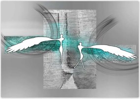 Fotótapéták 208x146 Angyalok a hálószobába Türkiz