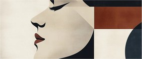 Kép - Nő profilból (120x50 cm)