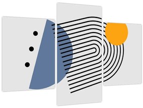 Kép - Minimalista absztrakció N⁰2 (90x60 cm)
