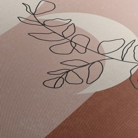 Kép - Boho levelek N⁰2 (90x60 cm)