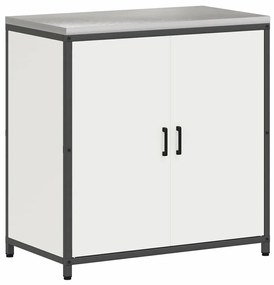 Konyhai Tároló Készlet polcokkal 3 pcs Fehér 240 x 50 x 92 cm