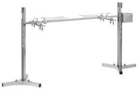 Sauenland Survivor, malacsütő grill, forgó nyárs, 12 W, 70 kg max., rozsdamentes acél