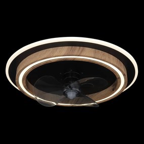 Globo Bozan 03655 távirányítós mennyezeti ventilátoros lámpa, 32W LED, 2700K-6500K, 120-1200 lm