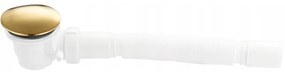 Mexen zuhanytálca szifon üledékfogóval, arany - 49000-50