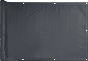 vidaXL 75x600 cm antracit Oxford szövetű erkély ablak sötétítő
