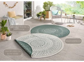 Porto zöld kültéri szőnyeg, ø 200 cm - NORTHRUGS