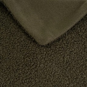 Zöld sherpa takaró 130x160 cm Sherpa Bouclé – Casa Selección