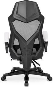 Gamer Forgószék Fekete/Fehér Színben. Teherbírás: 150 kg. BING