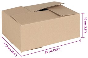 hajtható doboz 50 db 25x17.5x10 cm Karton