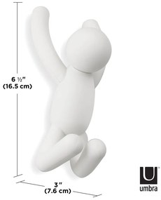 Fali műanyag akasztó szett 3 db-os Buddy – Umbra