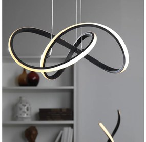 ONLI - LED Csillár zsinóron DAFNE LED/30W/230W 4000K fekete