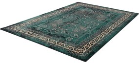 Petróleumkék gyapjú szőnyeg 160x240 cm Mia – Agnella