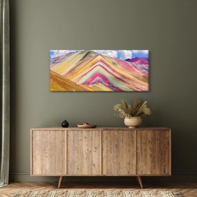Kép - Rainbow Mountain, Peru (120x50 cm)