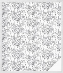 Ablakfólia Szélvédő Adatvédelem Virágos elegancia 100x116