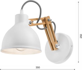 Fali lámpa MARCELLO 1xE27/60W/230V