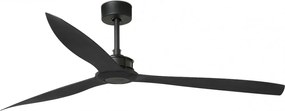 Ventilátoros Lámpa Fekete JUSTFAN FARO 33432