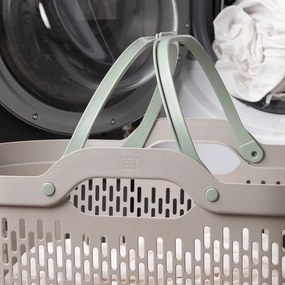 Világosbarna műanyag szennyeskosár 45 l Signature – Addis