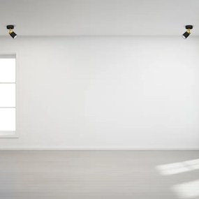 JOKER spotlámpa 1xGU10/25W/230V fekete/arany