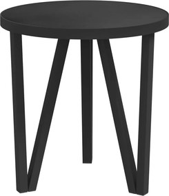vidaXL fekete MDF dohányzóasztal Ø35 cm