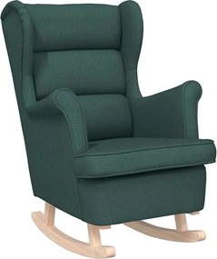 vidaXL sötétzöld szövet hintaszék 74 x 90 x 102 cm