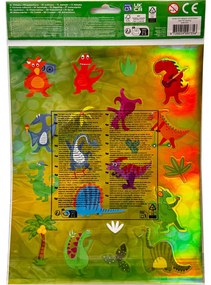 Dinoszaurusz Habitat hologrammos matrica