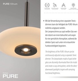 Paul Neuhaus modern függeszték pure vitrum barna ezüst pln2083-34