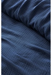 Sötétkék muszlin ágytakaró 220x250 cm Muslin – Mijolnir