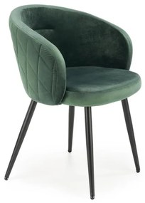 Étkezőszék CALMURE sötétzöld